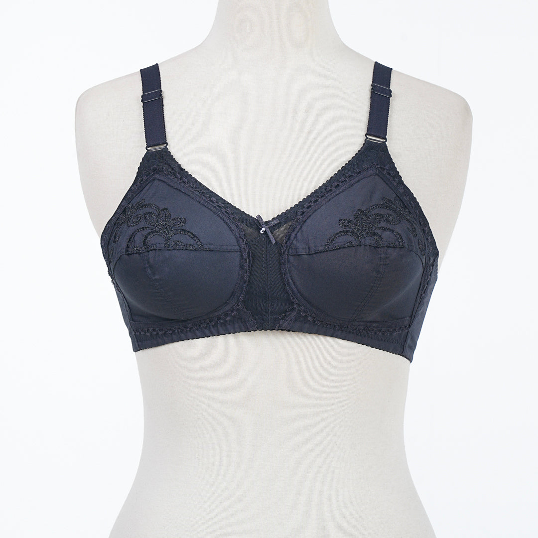Belleza Lingerie Classic Cotton Bra - Black