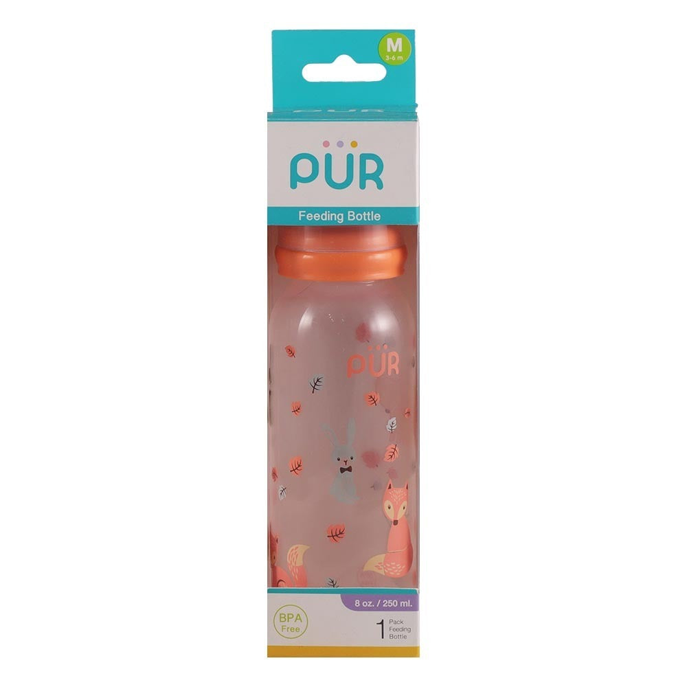 PUR ROUND BOTTLE FEEDER 250 ML 9013 PC
