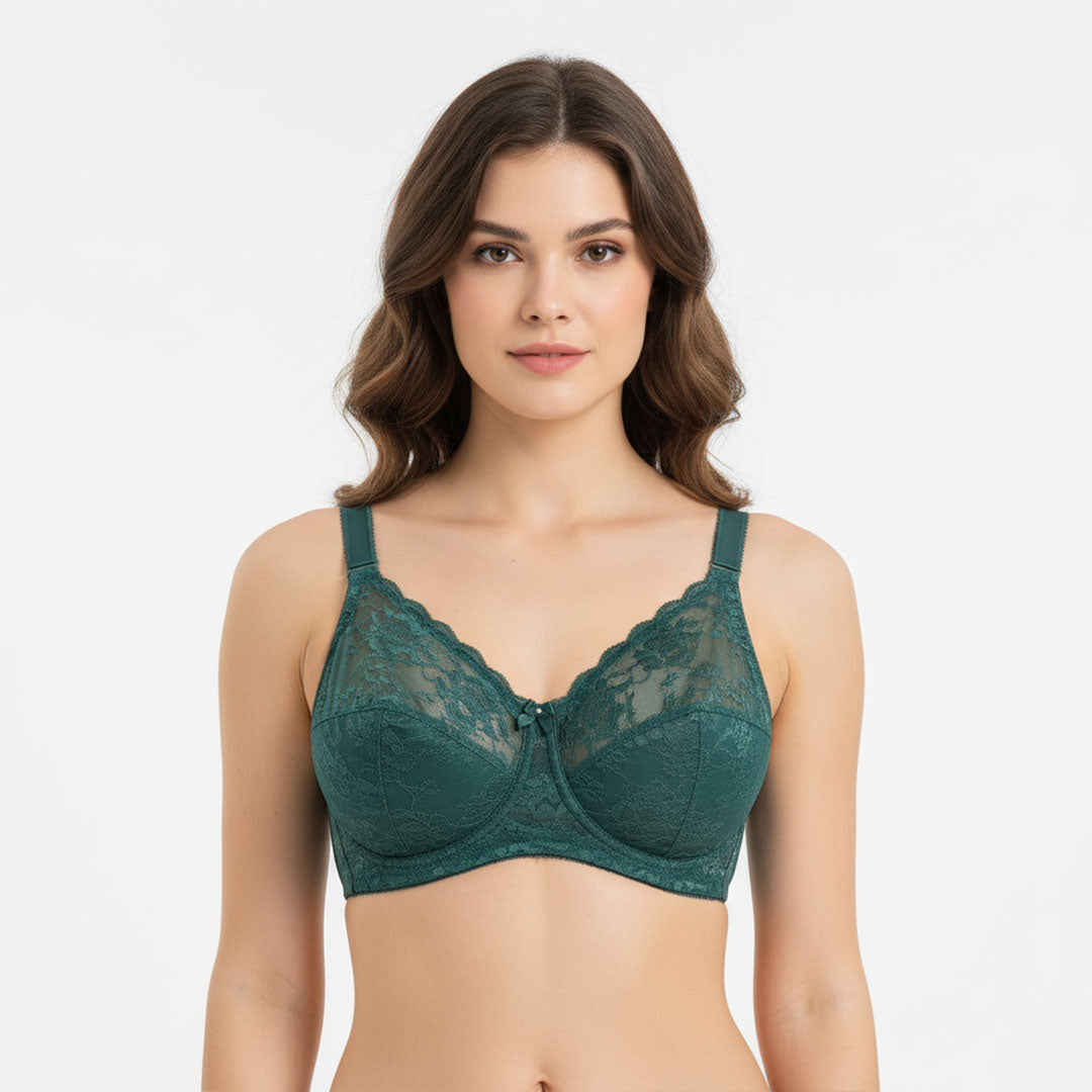 Dourine League Bra - D/GREEN 004