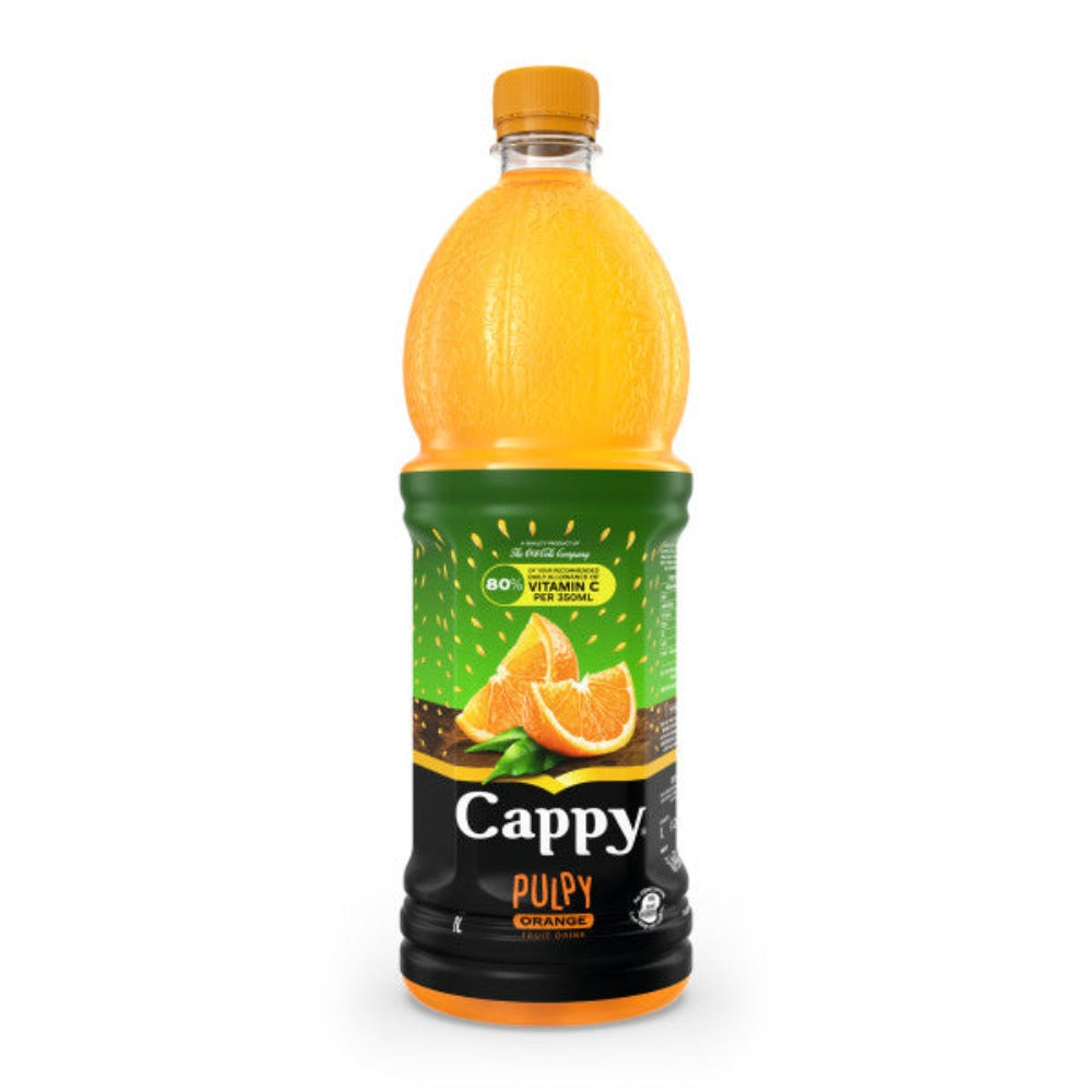 CAPPY PULPY ORANGE FRUIT DRINK 1 LTR