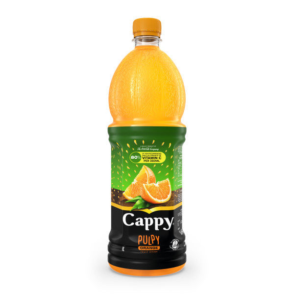 CAPPY PULPY ORANGE FRUIT DRINK 1 LTR- CARTON