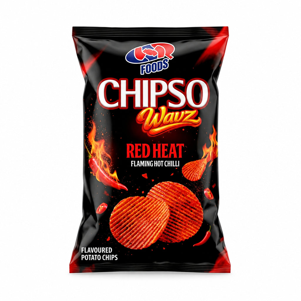 PAK FOODS CHIPSO BBQ CHIPS NATURAL POTATO WAVZ 88 GM
