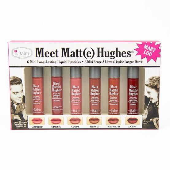 THE BALM MEET MATTE HUGHES MINI LIP SET VOL 13
