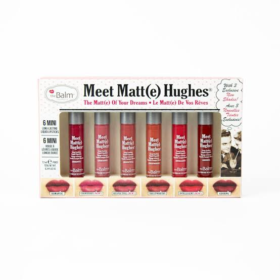 THE BALM MEET MATTE HUGHES MINI LIP SET VOL12