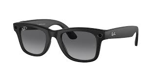 RAYBAN META SUNGLASS MATTE BLACK P.G GRAPHITE GEN1 RW4006