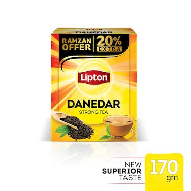 LIPTON YELLOW LABEL DANEDAR TEA 170 GM CP
