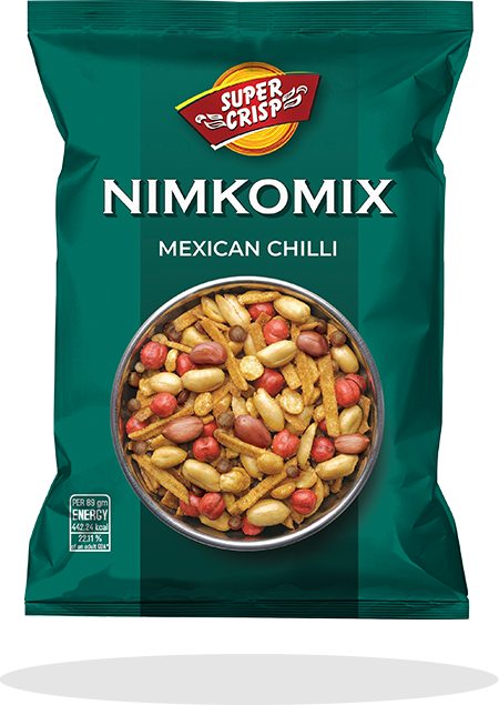 SUPER CRISP MEXICAN CHILLI MIX NIMKO 90 GM