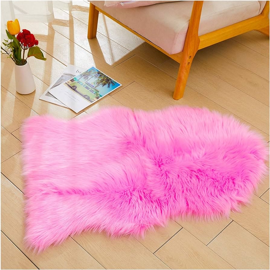 ORIENTAL FUR RUG 2X3