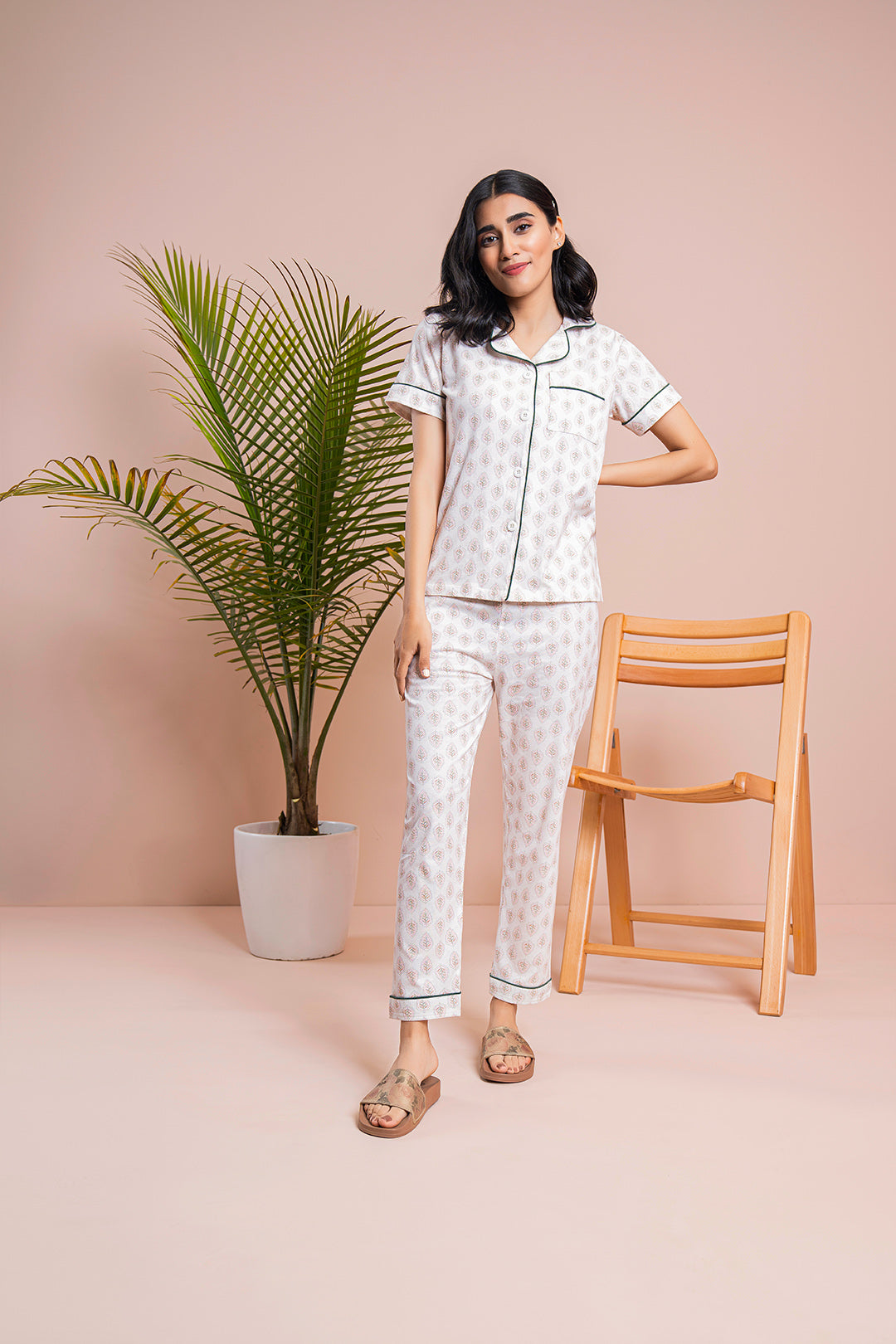 BELLEZA KNIT PAJAMA SUIT PJS006