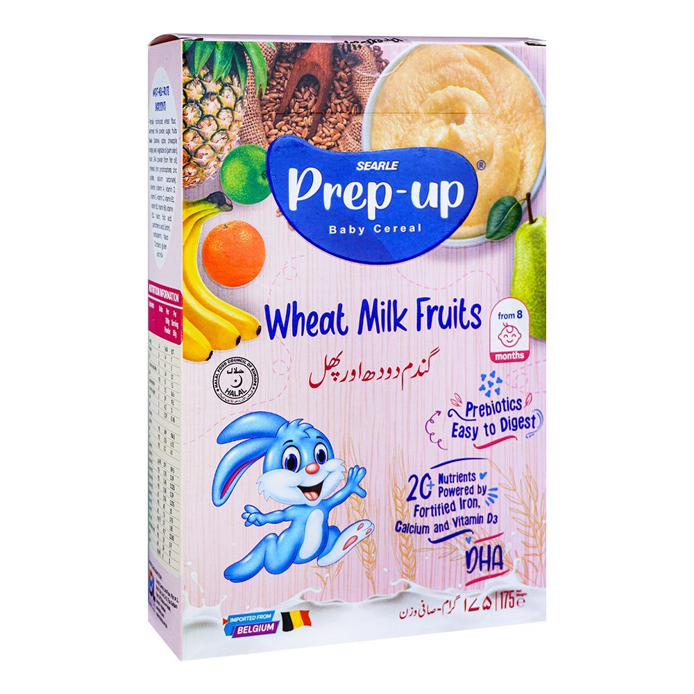 SEARLE PREP-UP WHEAT MILK AND FRUIT 6MONTHS 175GM