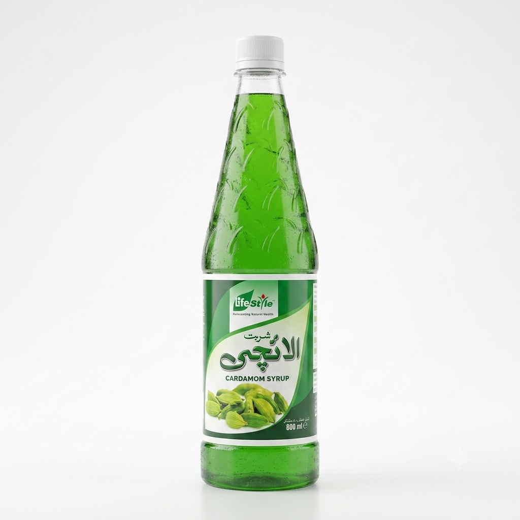 LIFE STYLE SYRUP ELACHI 800 ML