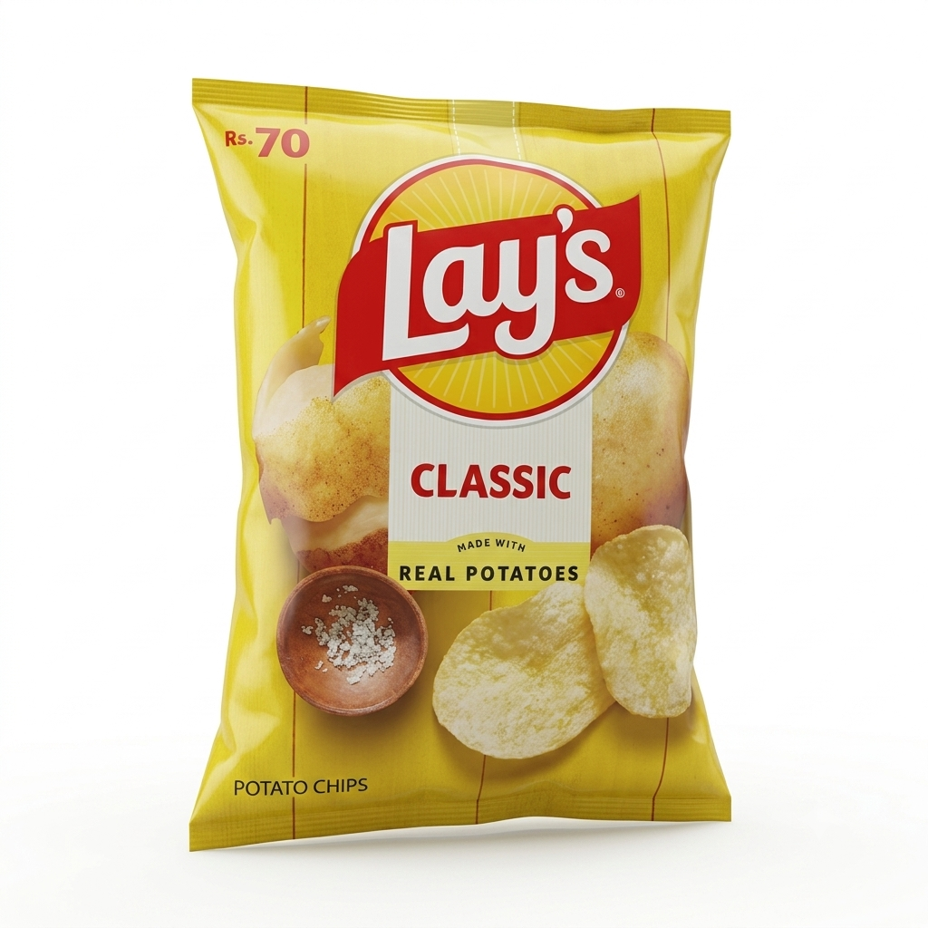 LAYS SALT CHIPS 45 GM