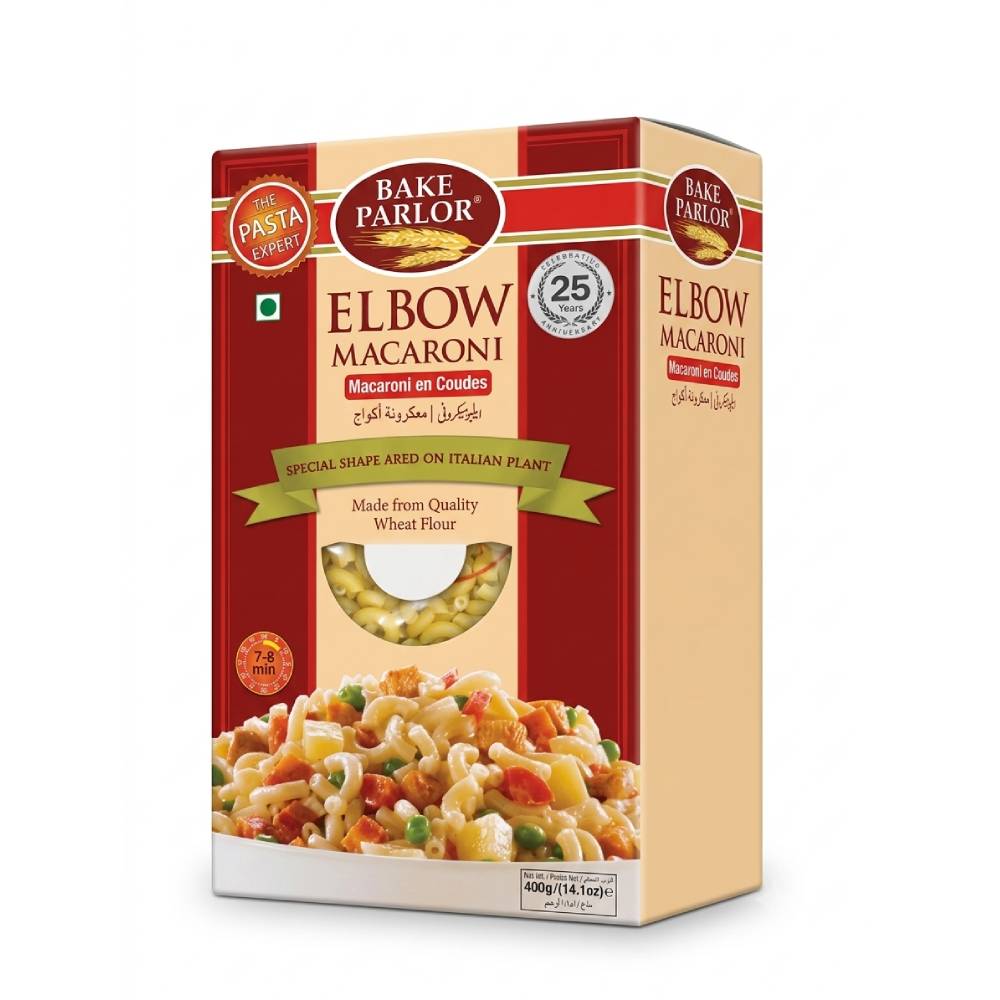 BAKE PARLOR ELBOW MACARONI BOX 400 GM