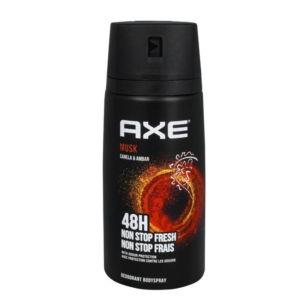 AXE DEODORANT MUSK CANELA & AMBAR 150 ML