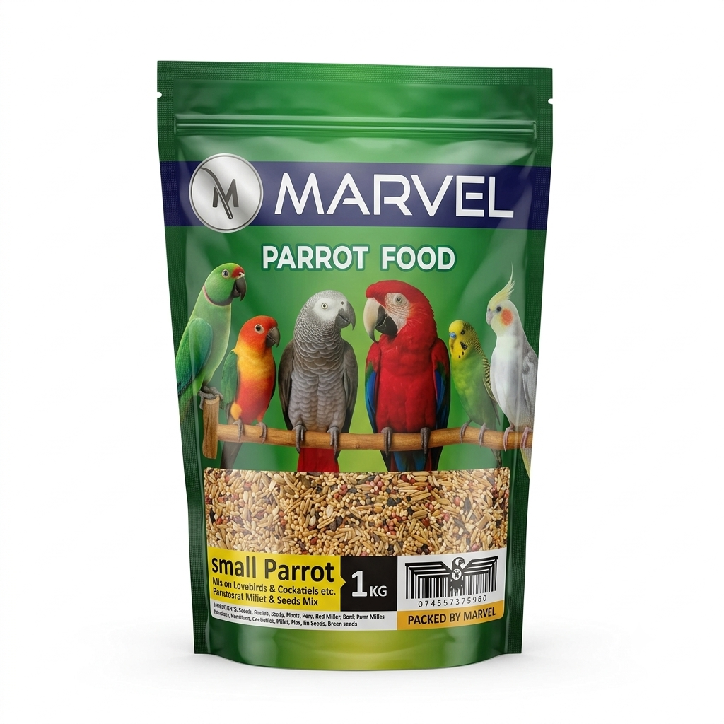 MARVEL PARROT FOOD SMALL 1KG