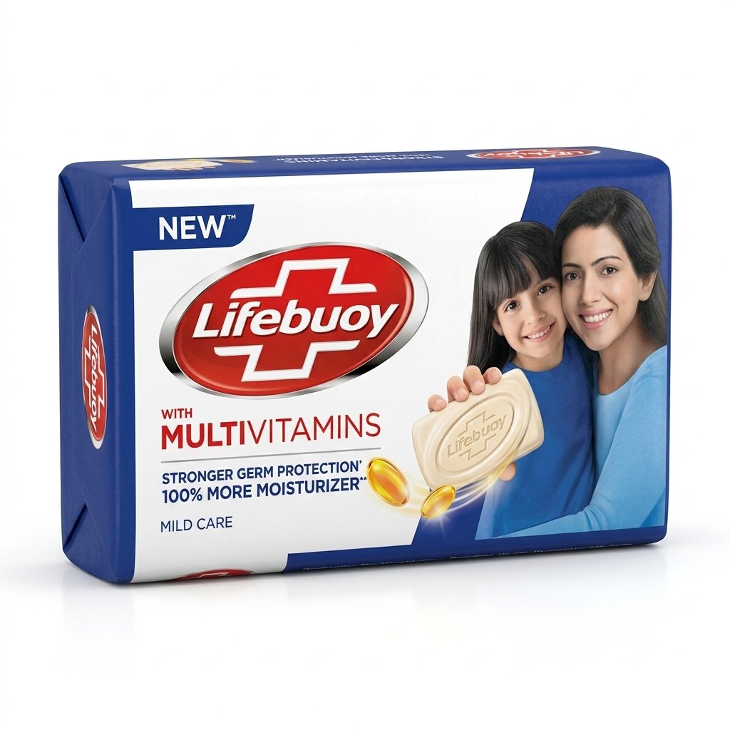 LIFEBUOY SOAP MILD CARE NEW 128 GM