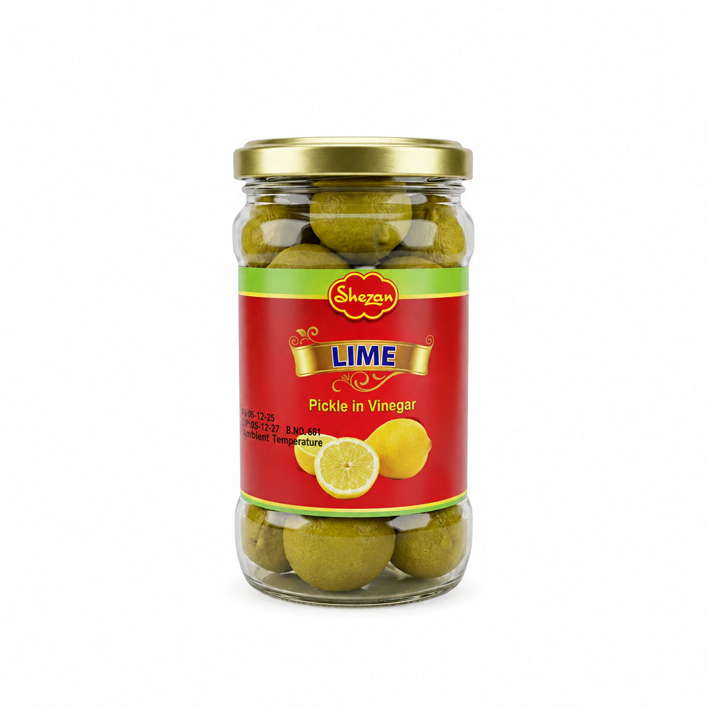 SHEZAN PICKLE LIME IN VINEGAR 300 GM