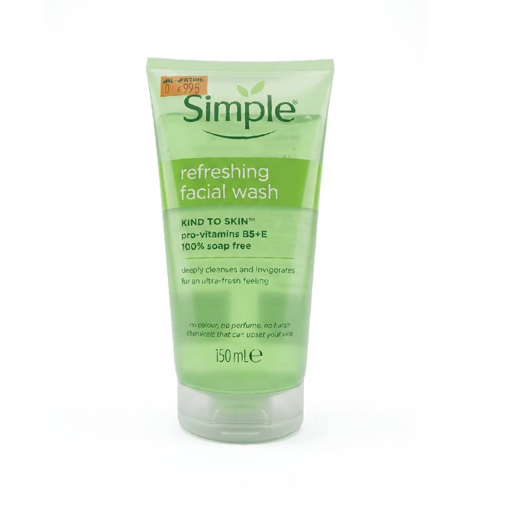 SIMPLE REFRESHING FACIAL FACE WASH SOAP FREE FOAM 150 ML