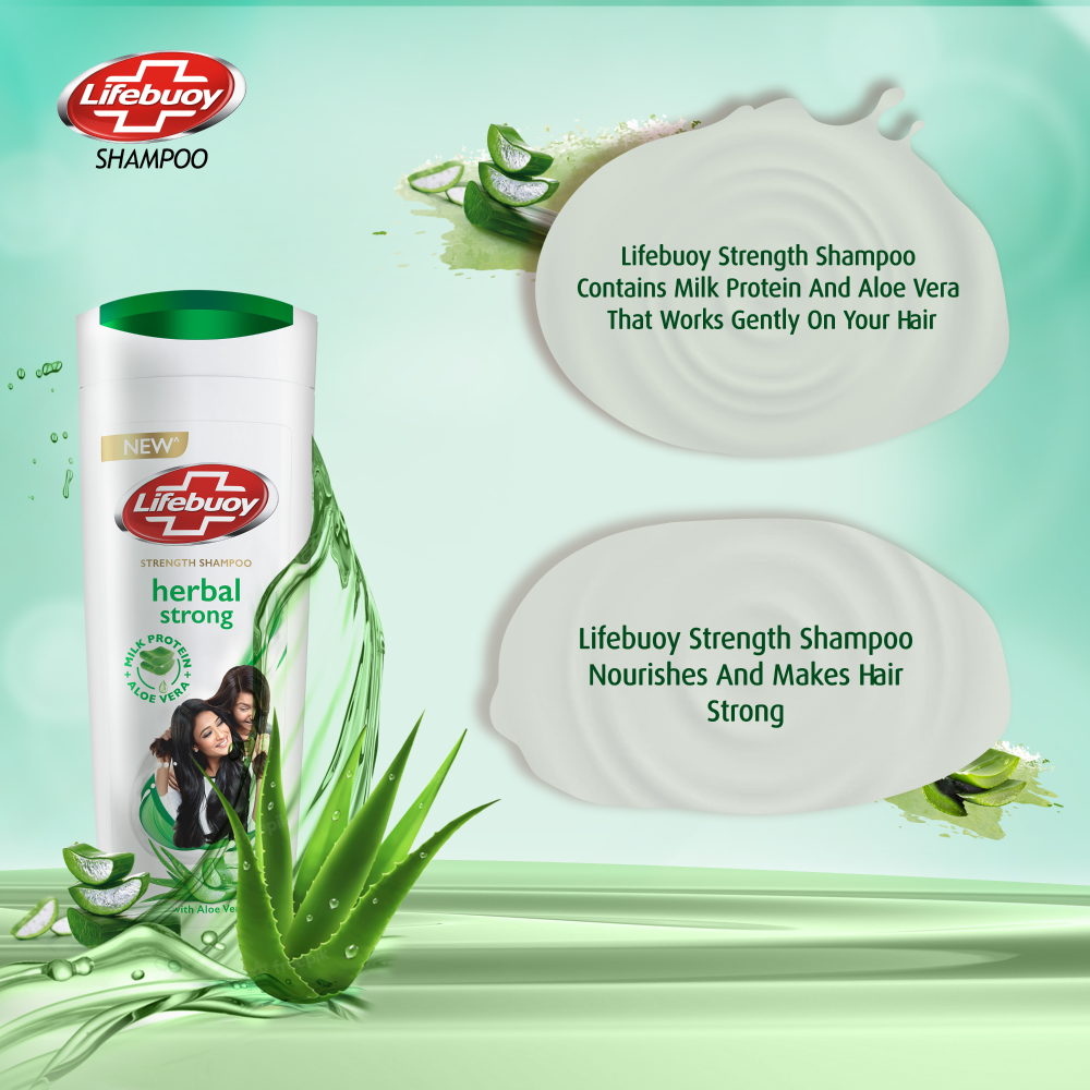 LIFEBUOY SHAMPOO HERBAL STRONG 650 ML