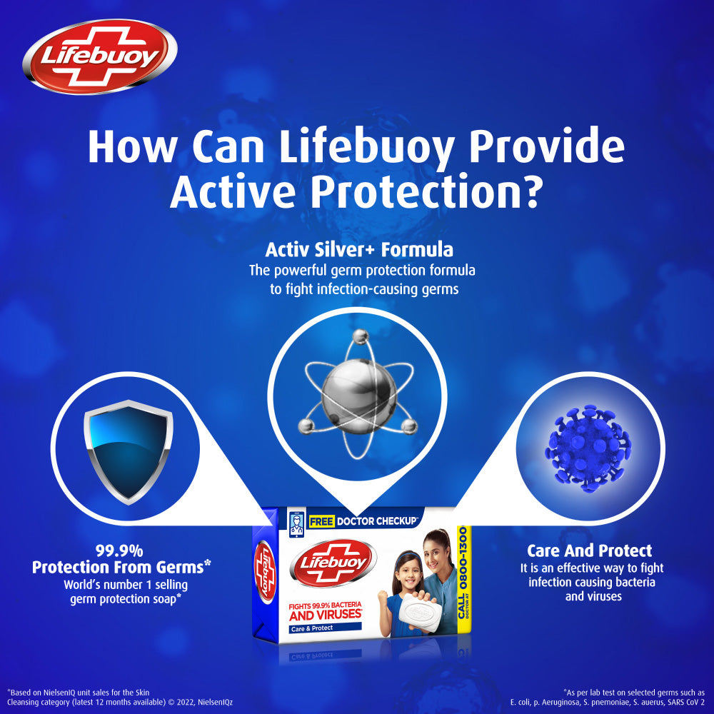 LIFEBUOY SOAP CARE & PROTECT 128 GM