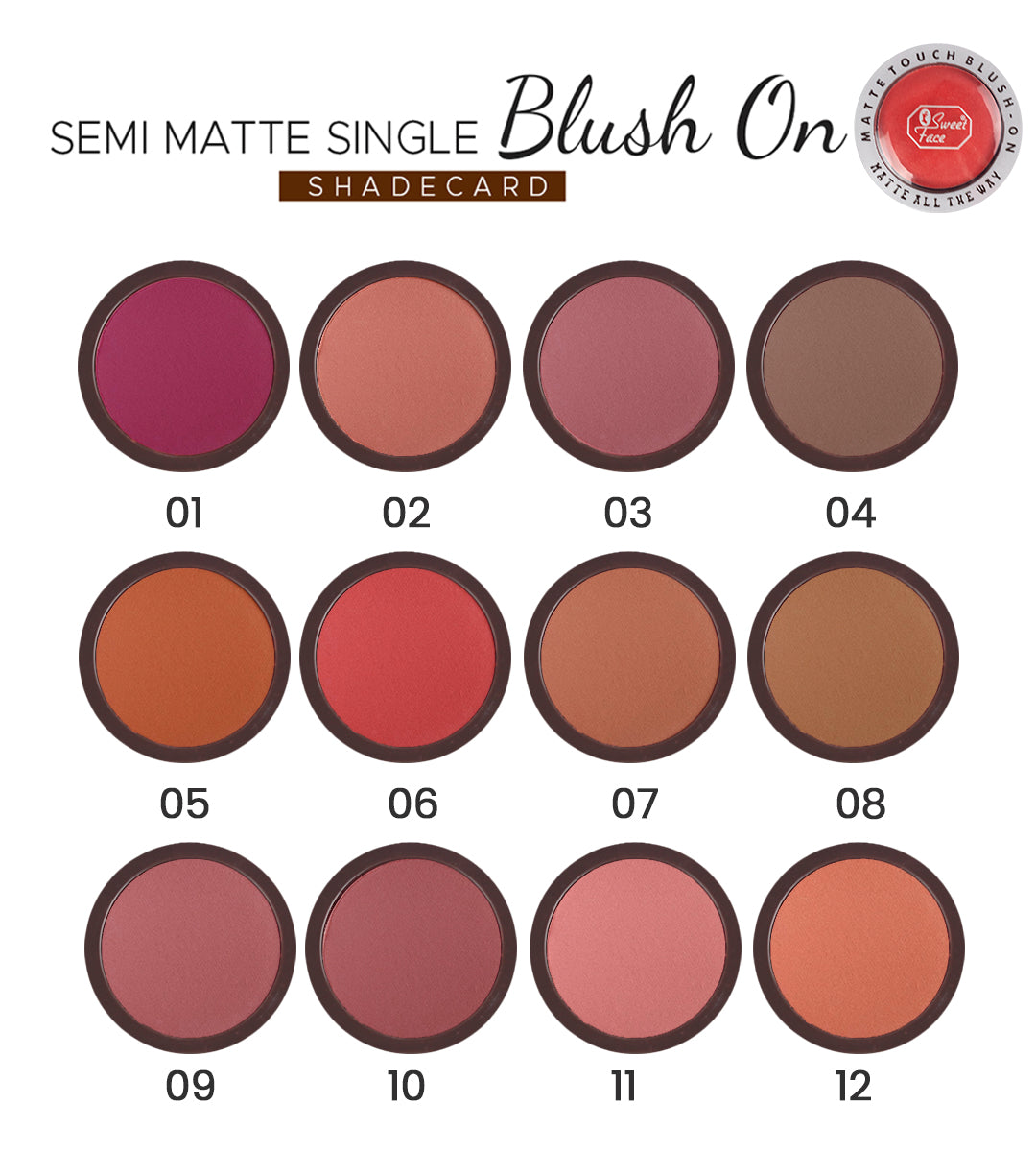 S/F MATTE TOUCH SINGLE COLOR BLUSH ON SF 857