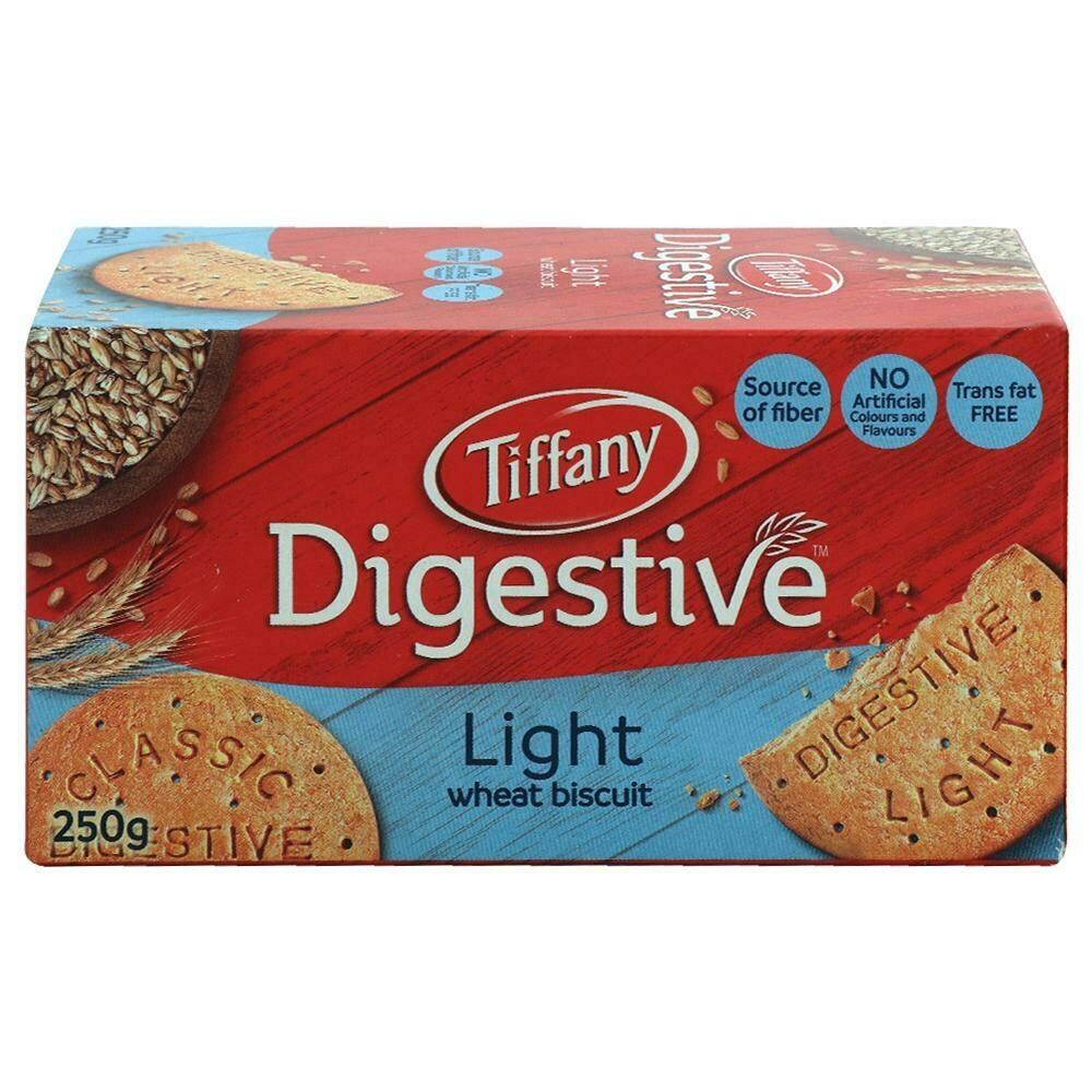 TIFFANY DIGESTIVE BISCUIT LIGHT 250 GM