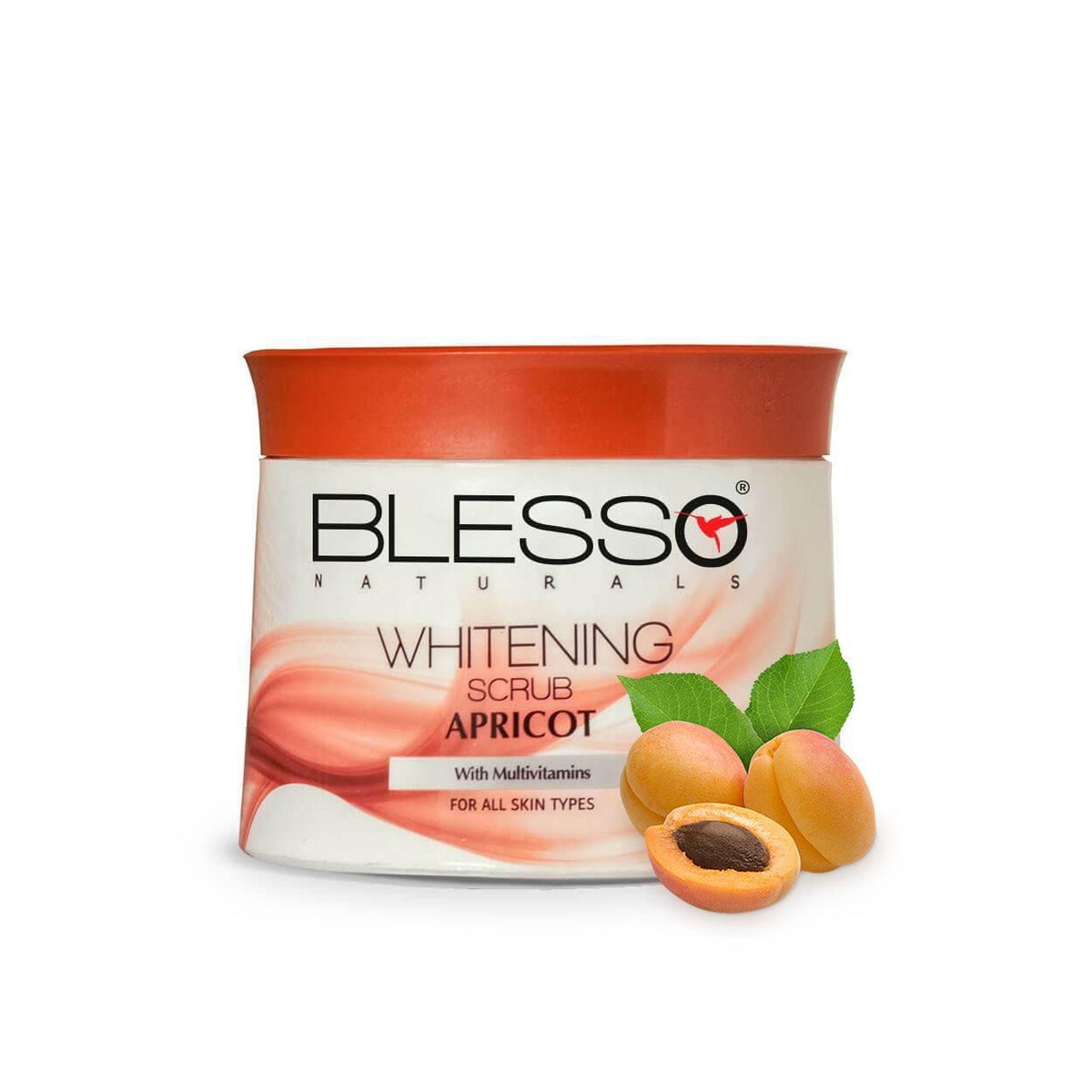 BLESSO NATURALS WHITENING SCRUB APRICOT 75ML