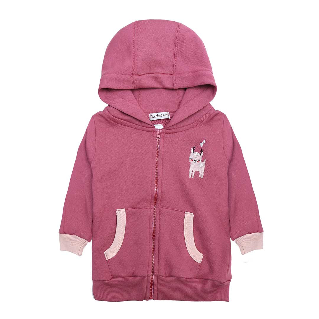 LONG SLEEVE HOODIE KANGRO POCKET JACKET 7491