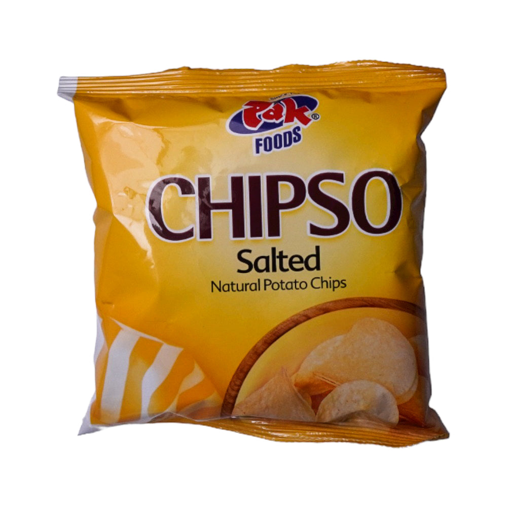 PAK FOOD CHIPSO SALTED CHIPS NATURAL POTATO 28 GM