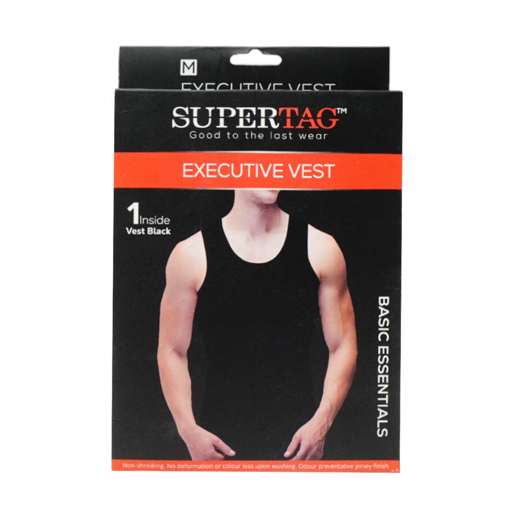 SUPER SANDO VEST BLACK MEDIUM P1