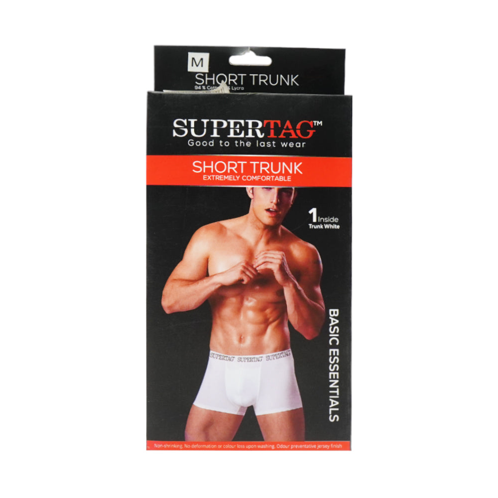 SUPER JERSEY BOXER WHITE MEDIUM P1