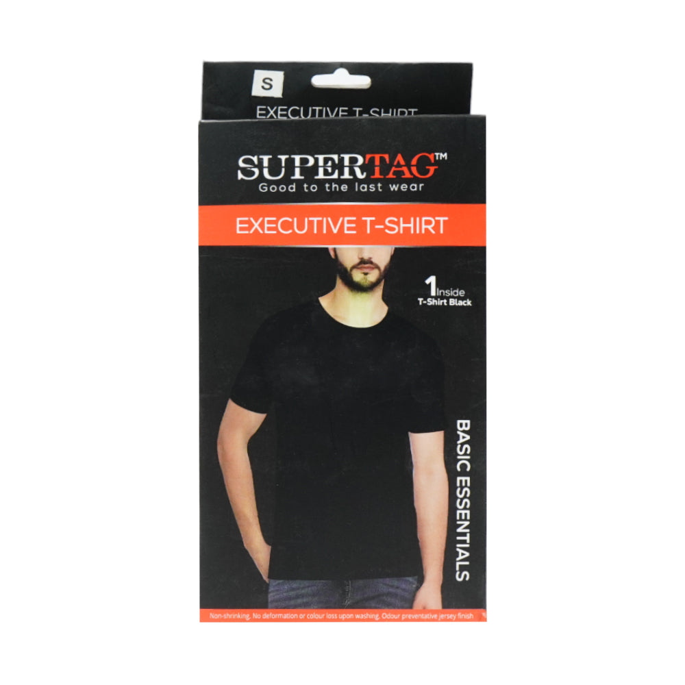 SUPER T SHIRT BLACK SMALL P1