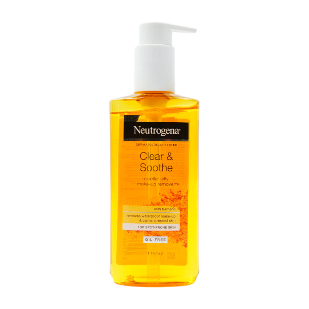 NEUTROGENA CLEAR & SOOTHE MICELLAR JELLY MAKE UP REMOVER OIL