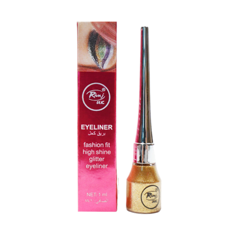 RIVAJ #11 GOLD FASHION FIT SHINE GLITTER EYE LINER