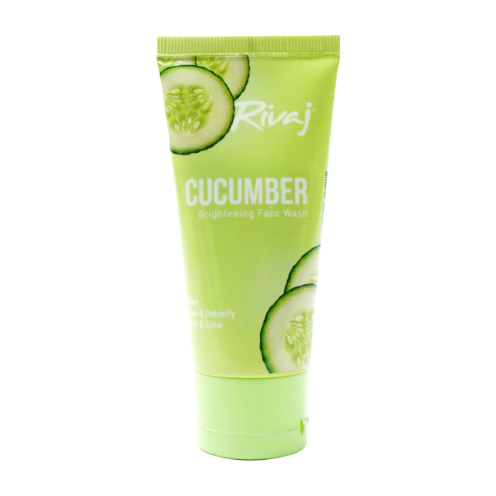 RIVAJ CUCUMBER BRIGHTENING FACE WASH 50ML