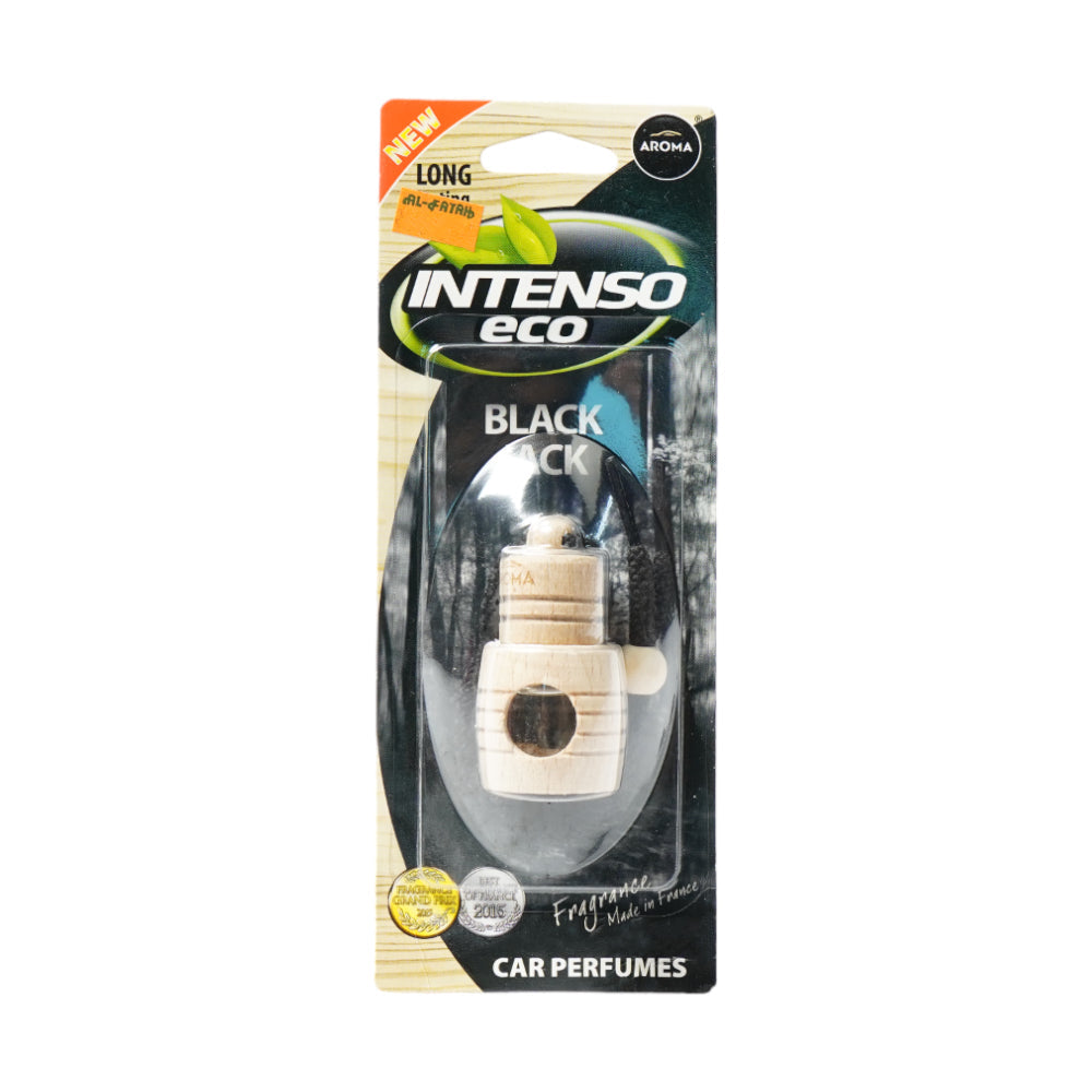 AROMA CAR AIR FRESHENER INTENSO ECO BLACK JACK 4ML