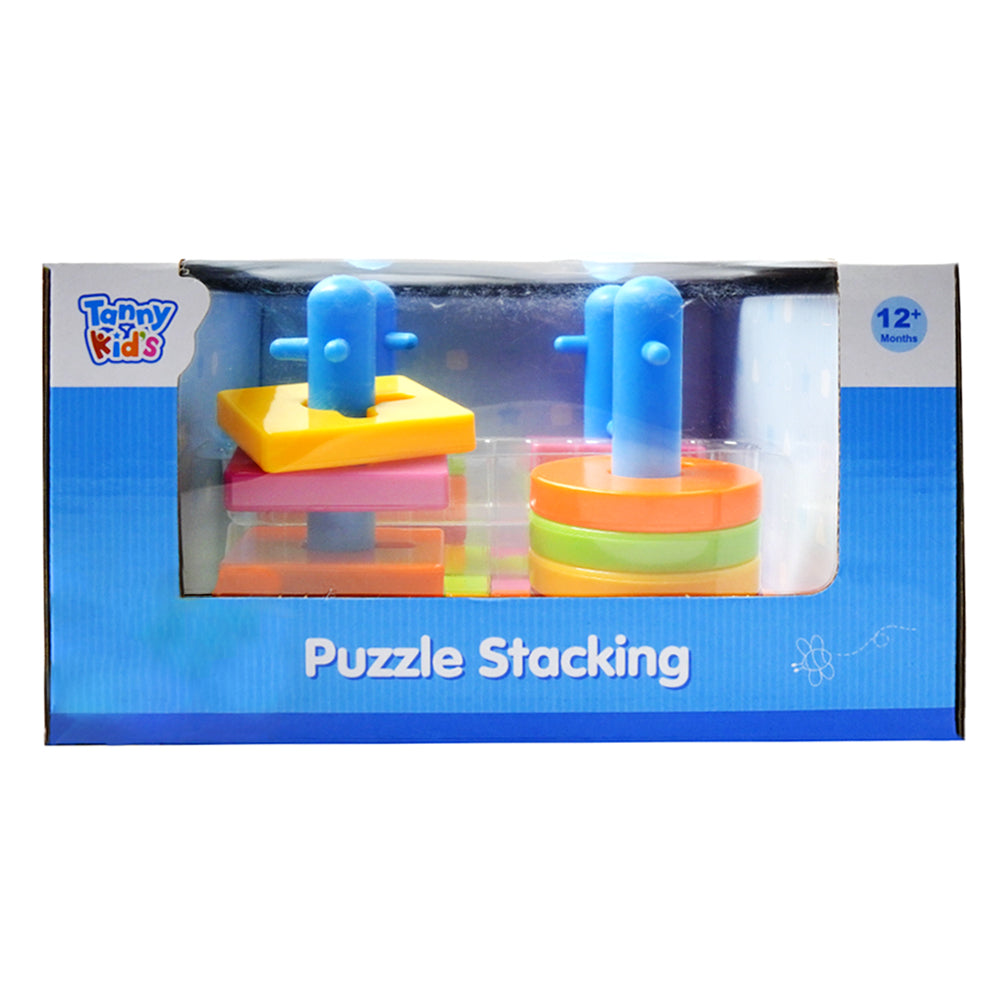TY9075 TANNY KIDS PUZZLE (SHAPES) STACKING  ID