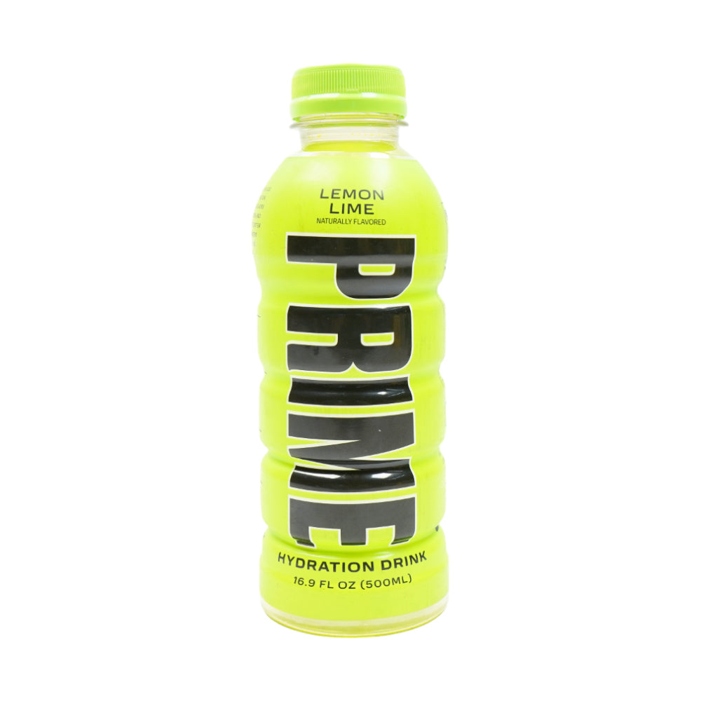 PRIME HYDRATION LEMON LIME SPORTS DRINK BOTTLE 500 ML