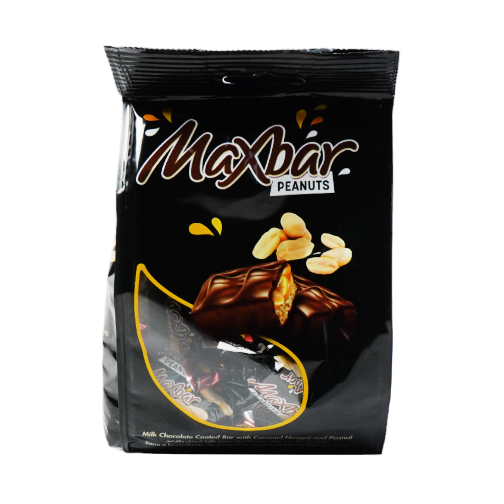 MAXBAR MILK CHOCOLATE PEANUTS BAG 142 GM