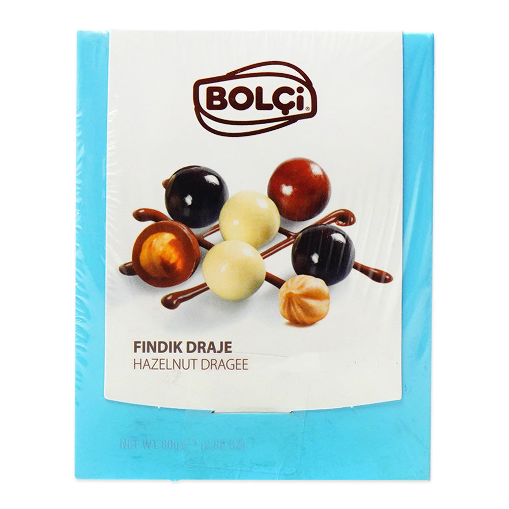 BOLCI CHOCOLATE HAZELNUT DRAGEE BOX 80 GM DK132