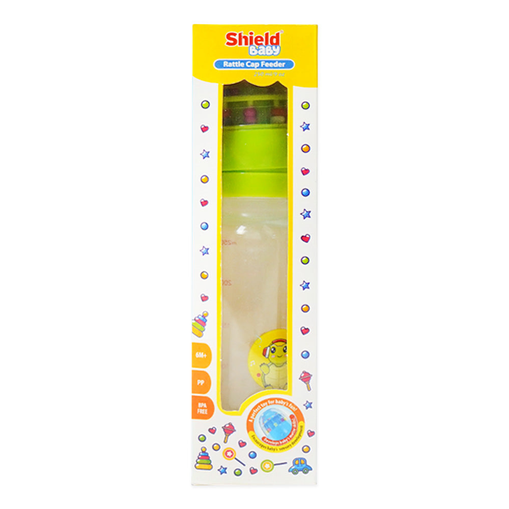 SHIELD BABY FEEDER RATTLE CAP 250 ML