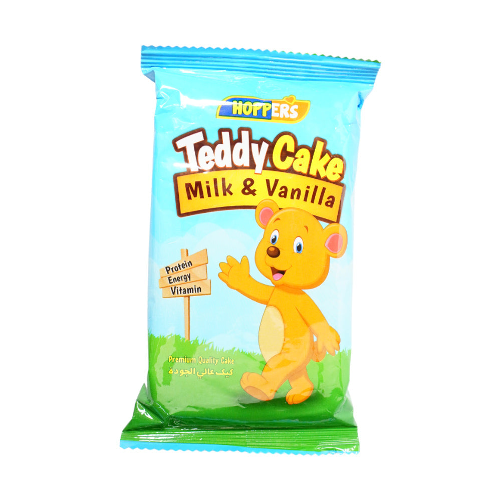 HOPPERS TEDDY CAKE MILK & VANILLA 25GM