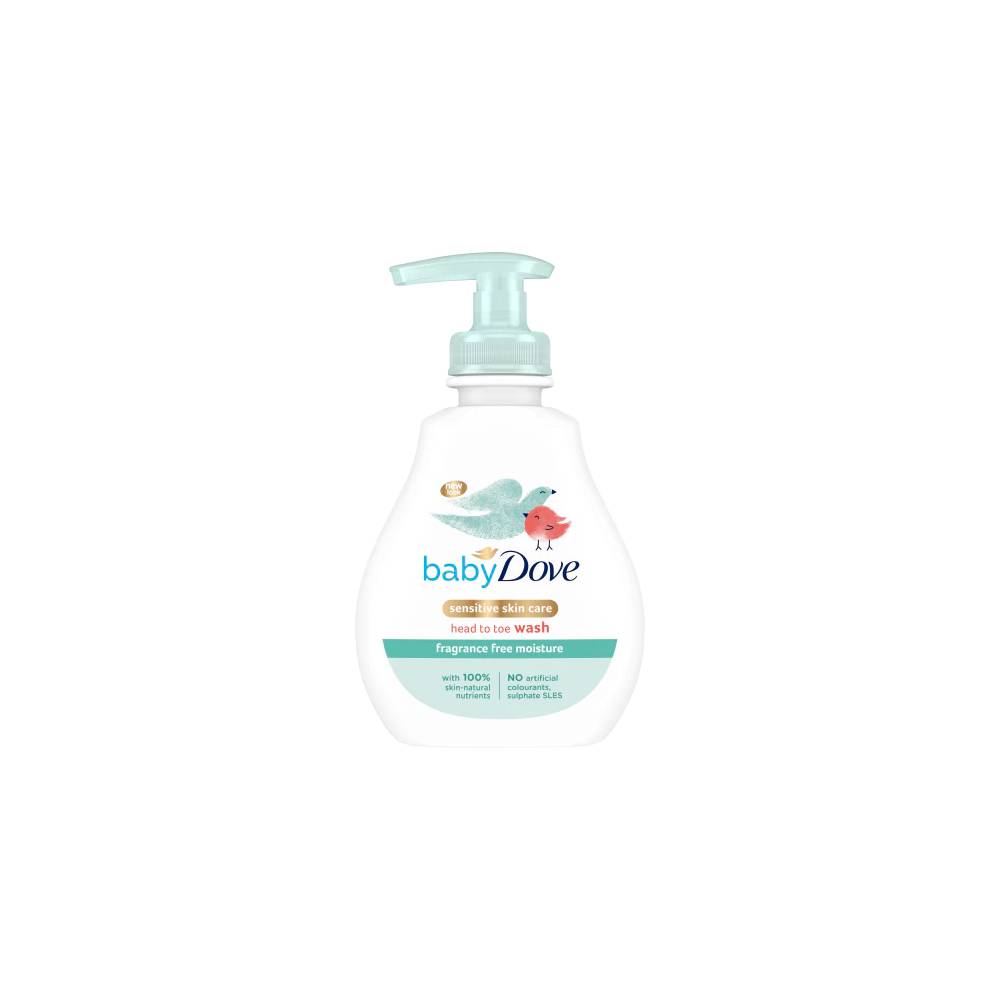 DOVE BABY HEAD TO TOE WASH FRAGRANCE FREE MOISTURE 200 ML