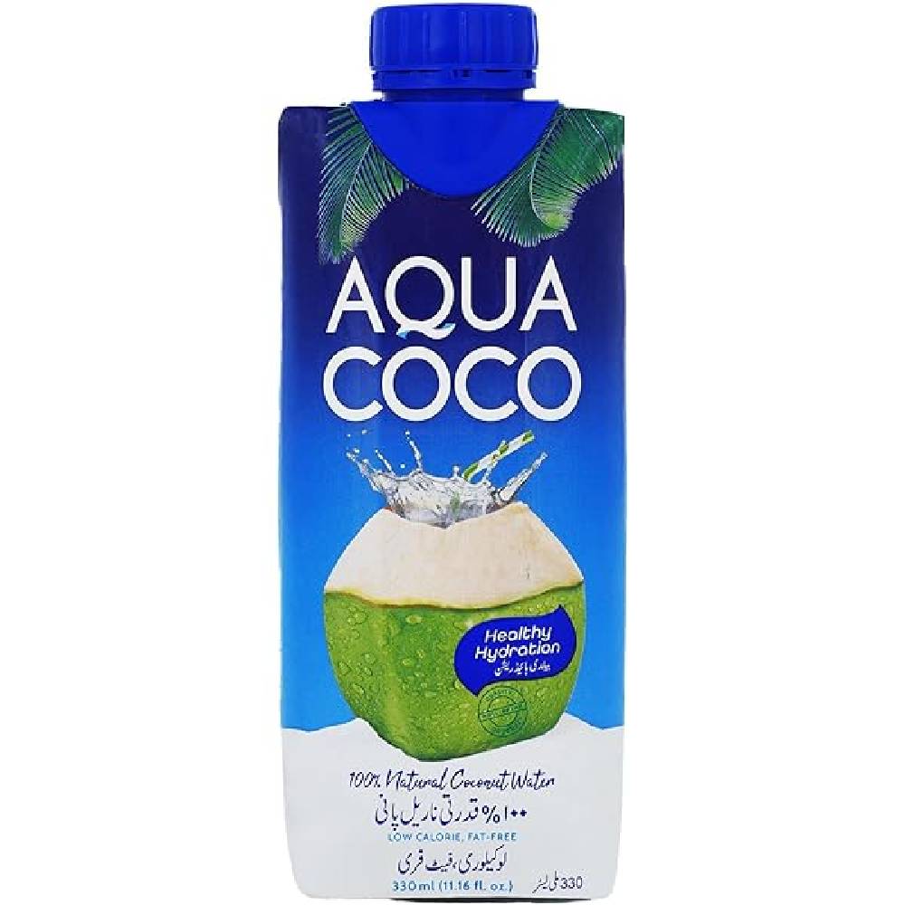 AQUA COCO NATURAL COCONUT WATER 330 ML