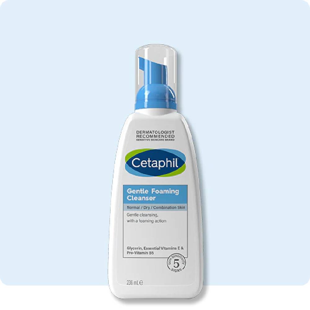 CETAPHIL GENTLE FOAMING CLEANSER NORMAL DRY SKIN PUMP 236 ML