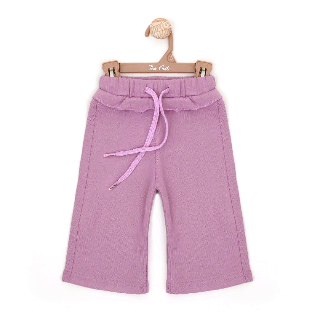 FRILL TROUSER BIG HEM 10591