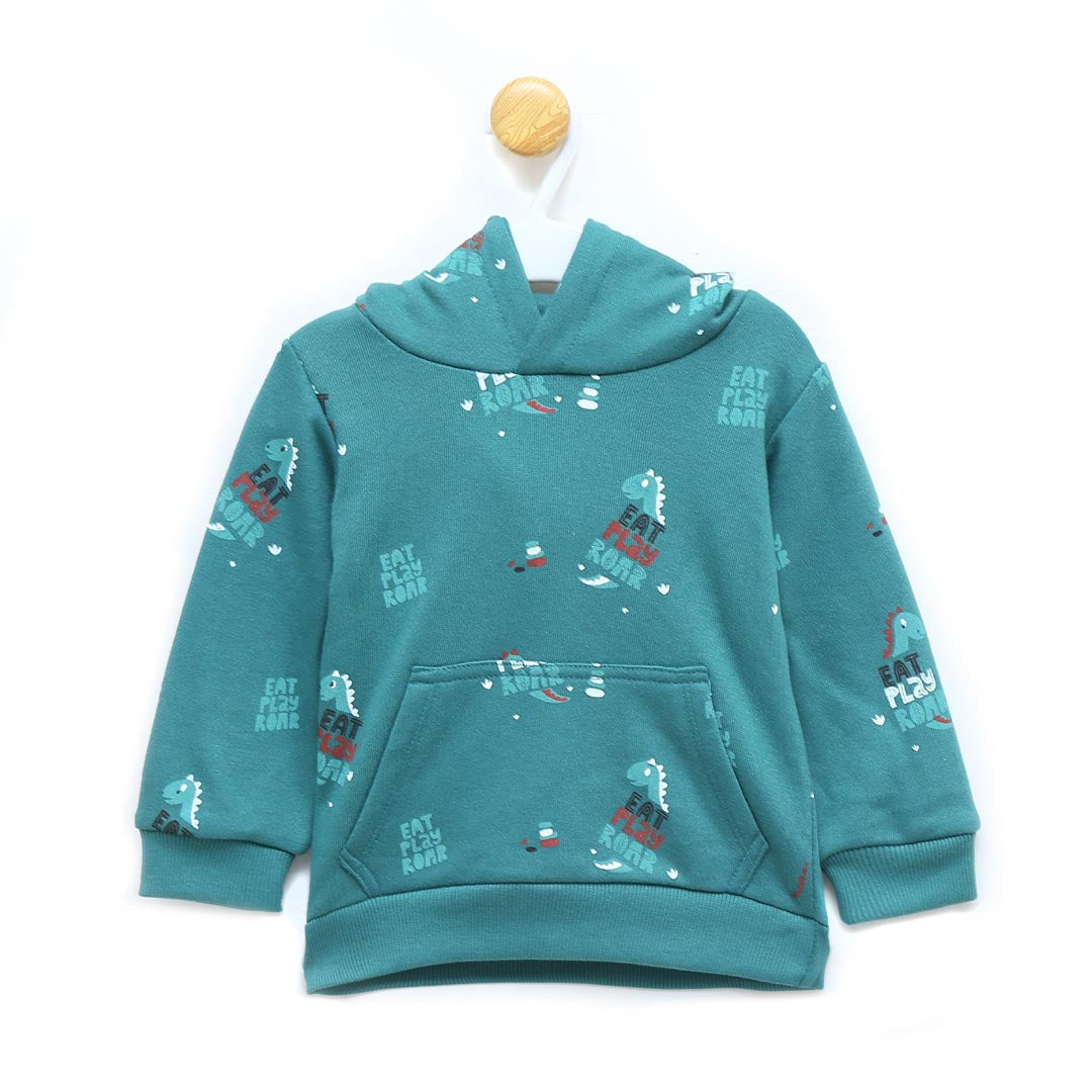 LONG SLEEVE HOODIE KANGRO POCKET JACKET 7802