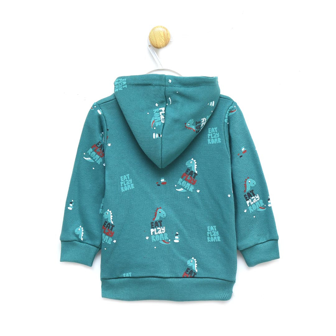 LONG SLEEVE HOODIE KANGRO POCKET JACKET 7802