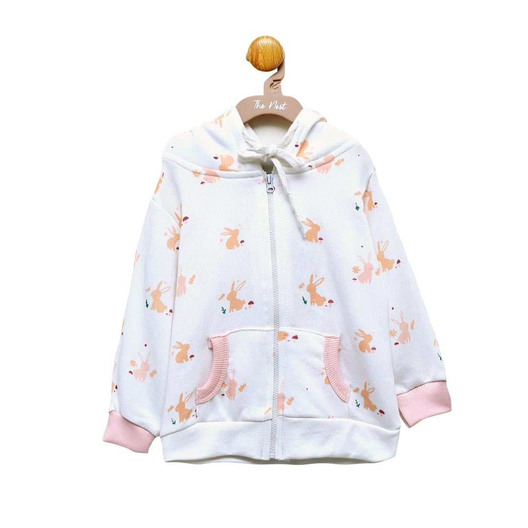 LONG SLEEVE HOODIE KANGRO POCKET JACKET 7484