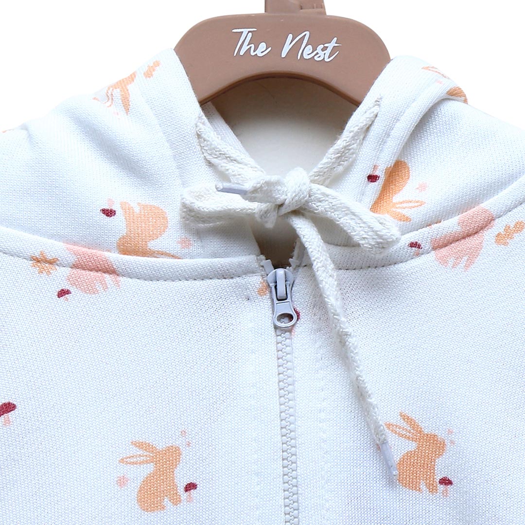 LONG SLEEVE HOODIE KANGRO POCKET JACKET 7484